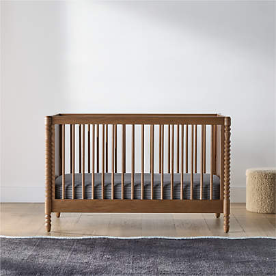 Jack Hazelnut Ash Wood Convertible Crib