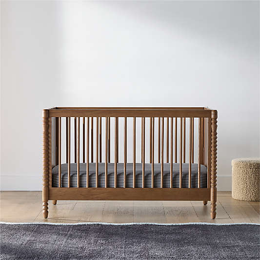 Jack Hazelnut Ash Wood Convertible Crib
