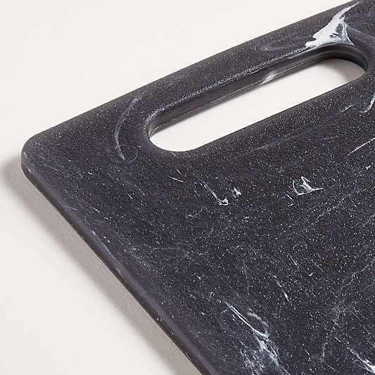 Jelli ® Reversible Black Marble 10"x6" Cutting Board