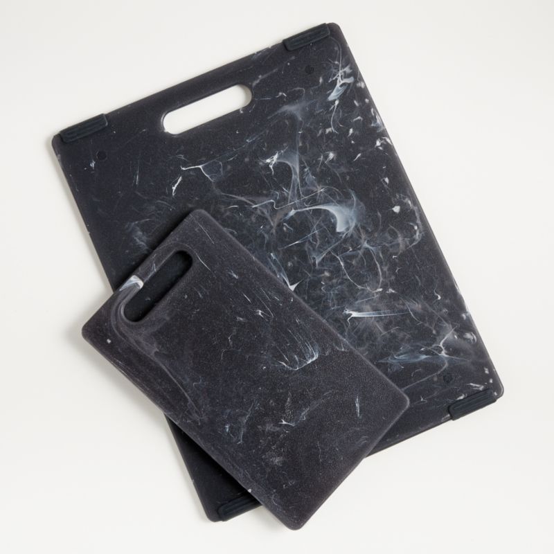 Jelli ® Reversible Black Marble 10"x6" Cutting Board - image 1 of 4