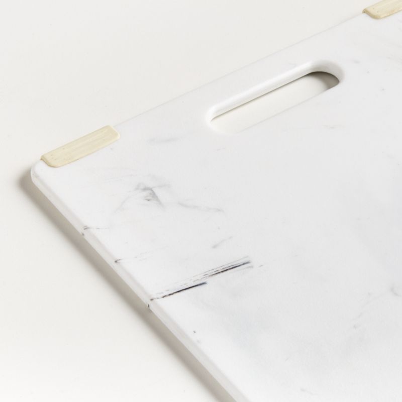 Jelli Reversible White Marble Cutting Boards