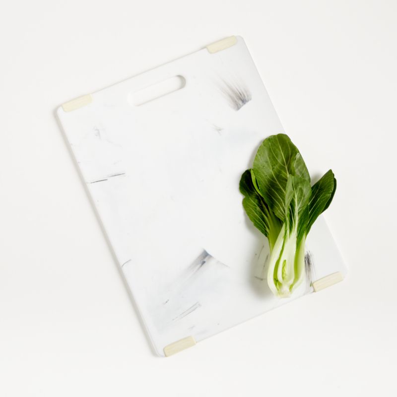 Jelli Reversible White Marble 10x6 Cutting Board/Serving Board + Reviews