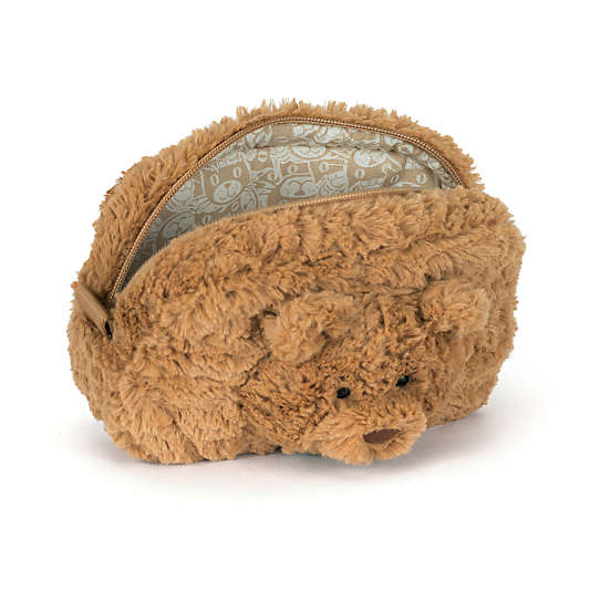 Jellycat Bartholomew Bear Pouch Kids Stuffed Animal Pouch