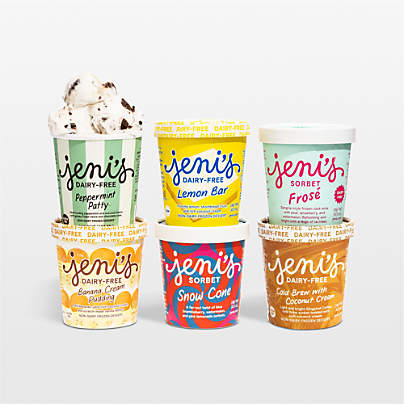Jeni's Dairy Free 6-Pint Ice Cream Collection