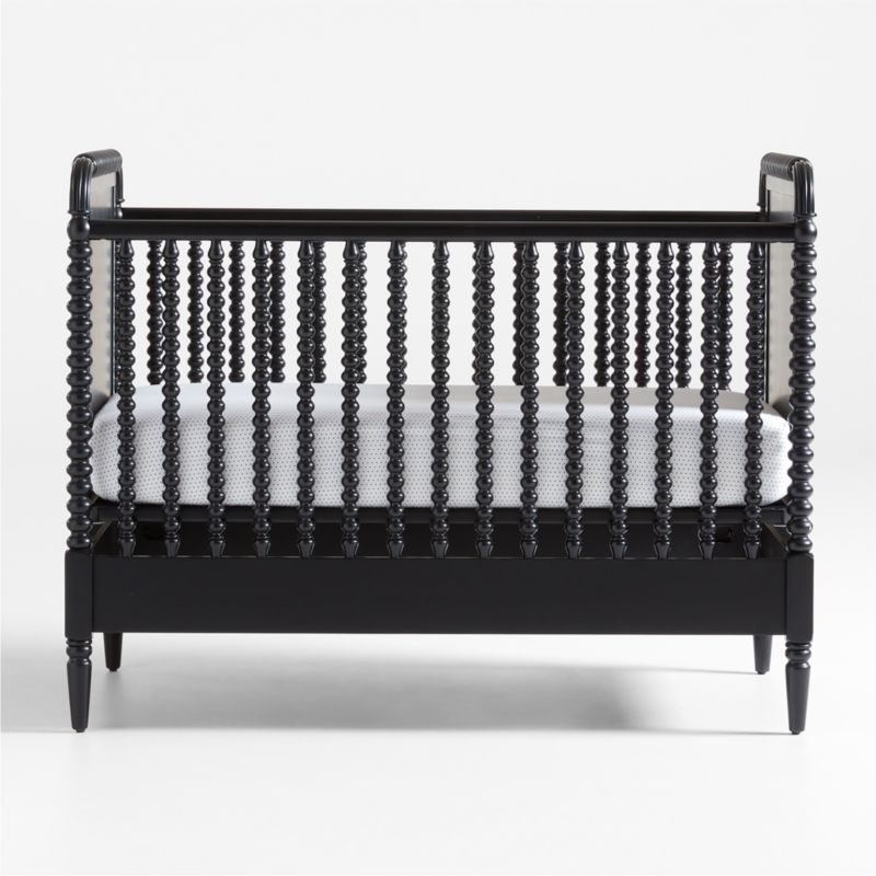 Jenny Lind Black Wood Spindle Convertible Baby Crib + Reviews | Crate ...