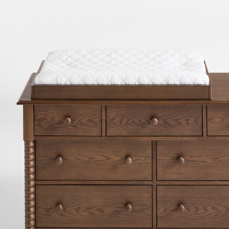 Jenny Lind Deep Brown Baby Changing Table Topper - image 1 of 2