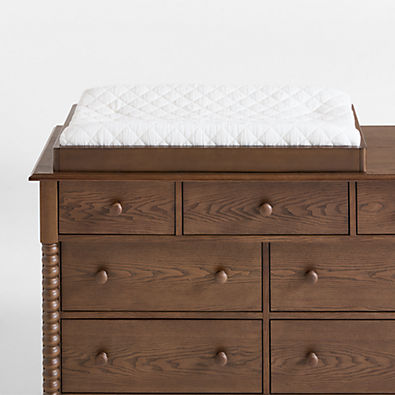 View Jenny Lind Deep Brown Baby Changing Table Topper details