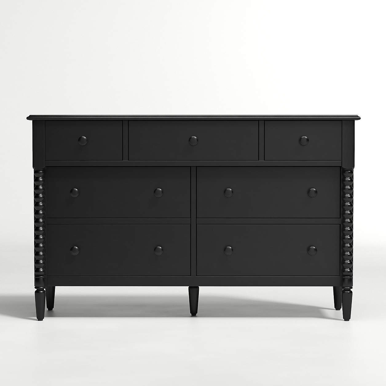 Jenny Lind Wood 7-Drawer Dresser
