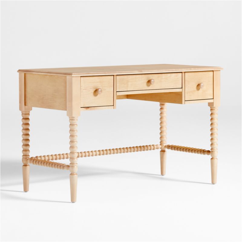 Jenny Lind Maple Wood Spindle 3-Drawer Kids Desk - image 5 of 9