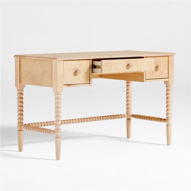 Jenny Lind Maple Wood Spindle 3-Drawer Kids Desk - image 6 of 9