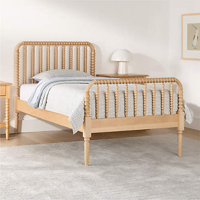Jenny Lind Maple Wood Spindle Kids Twin Bed