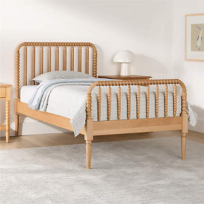 Jenny Lind Maple Wood Spindle Kids Twin Bed