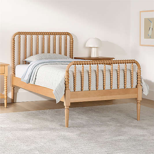 Jenny Lind Maple Wood Spindle Kids Bed