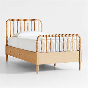 Jenny Lind Kids Maple Wood Spindle Twin Bed