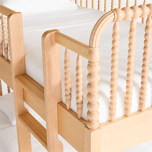 Jenny Lind Maple Wood Spindle Kids Twin Bunk Bed