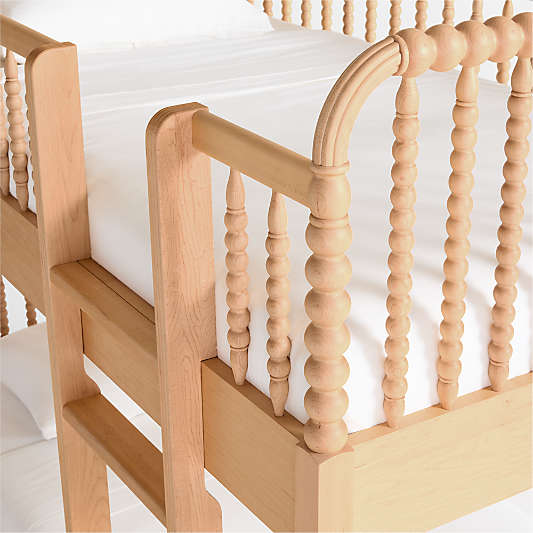 Jenny Lind Maple Wood Spindle Kids Twin Bunk Bed