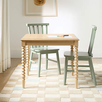 Jenny Lind Maple Wood Square Kids Play Table