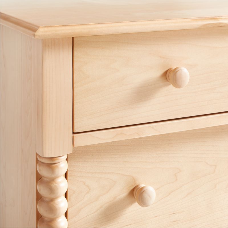 Jenny Lind Maple Wood Narrow 4-Drawer Kids Dresser - image 9 of 15