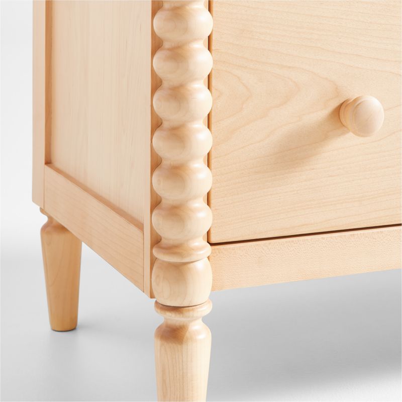 Jenny Lind Maple Wood Narrow 4-Drawer Kids Dresser - image 10 of 15