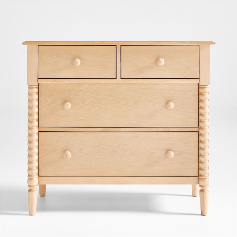 Jenny Lind Maple Wood Narrow 4-Drawer Kids Dresser - image 0 of 15