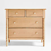 Canyon Natural Wood 2-Drawer Kids Nightstand by Leanne Ford
