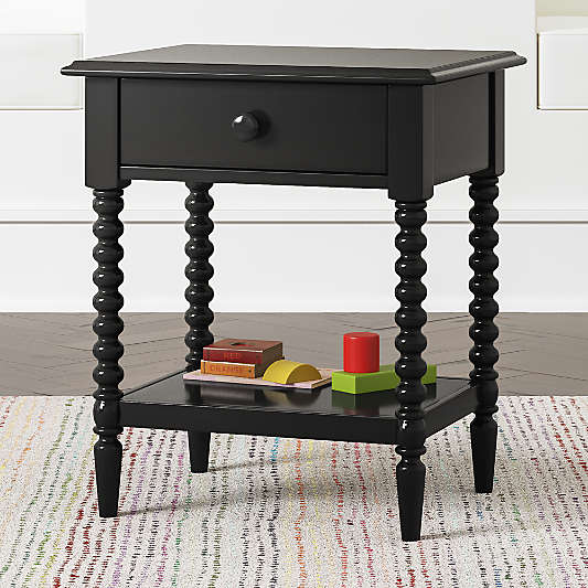 Kids Jenny Lind Black Nightstand