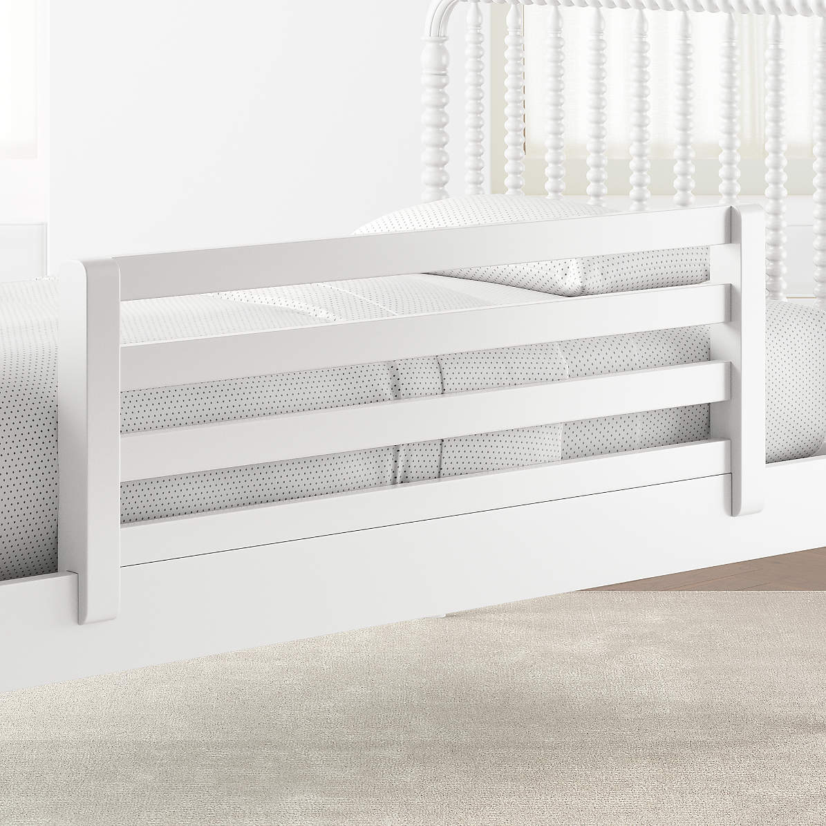 Kids White Bed Rail Reviews Crate, Jenny Lind Bunk Bed