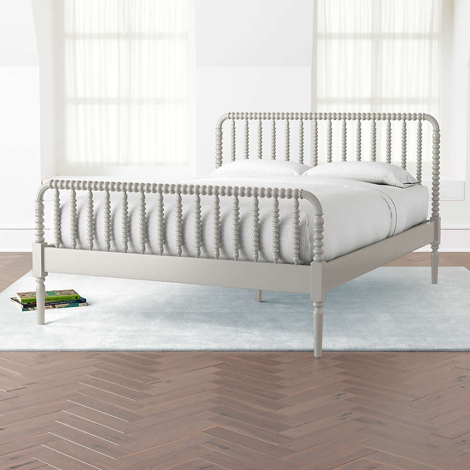 Jenny Lind Grey Queen Bed + Reviews Crate & Kids