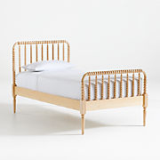 Jenny Lind White Wood Kids Twin Trundle Bed