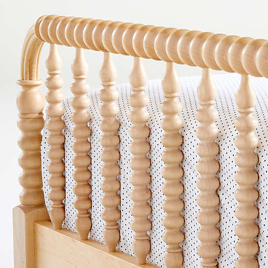 Jenny Lind Maple Wood Spindle Bed