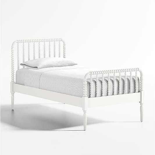 Jenny Lind White Wood Spindle Kids Bed