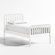 Jenny Lind White Wood Kids Twin Trundle Bed