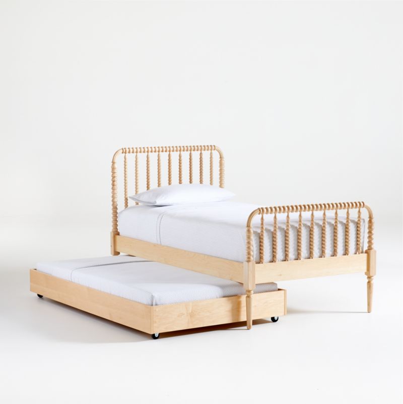 Jenny Lind Maple Wood Spindle Kids Twin Bed