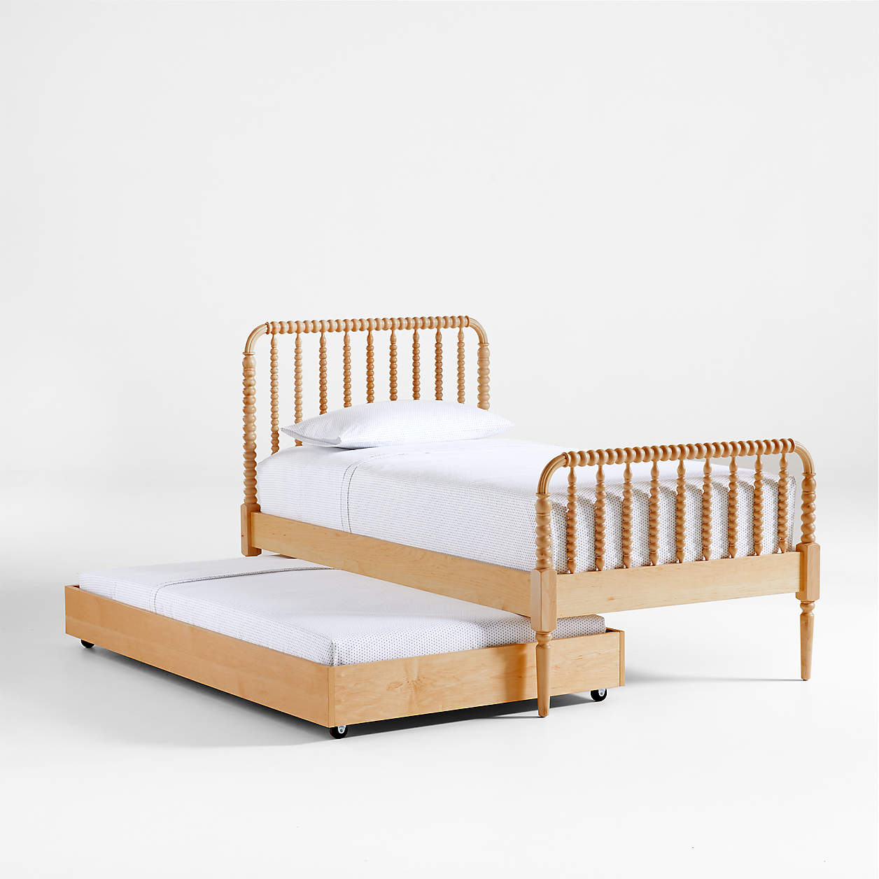 Jenny Lind Maple Trundle Bed Crate and Barrel Canada