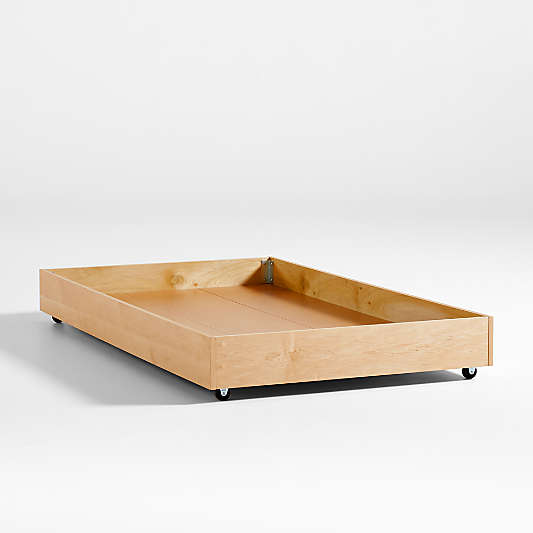 Jenny Lind Kids Maple Wood Spindle Trundle Bed