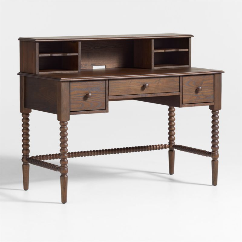 Jenny Lind Dark Ash Wood Kids Desk Hutch - image 3 of 5