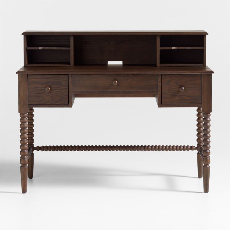 Jenny Lind Dark Ash Wood Kids Desk Hutch - image 2 of 5