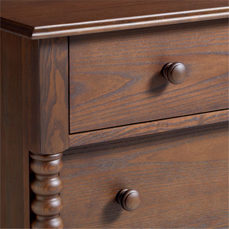 Jenny Lind Deep Brown Wood Narrow 4-Drawer Kids Dresser - image 5 of 6