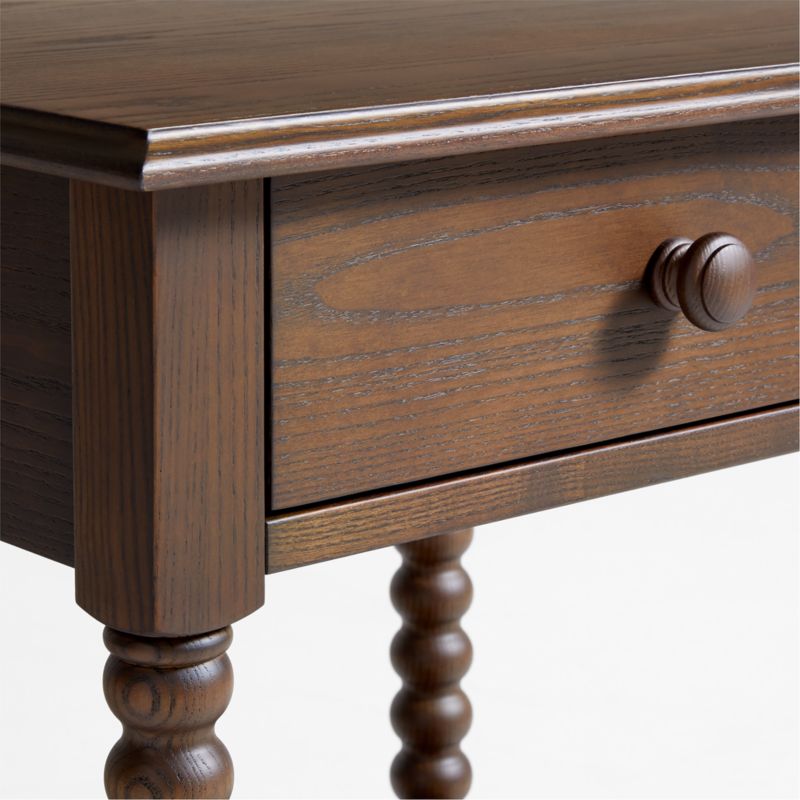 Set of 2 Jenny Lind Deep Brown Wood Spindle Kids Nightstand with Drawer - image 5 of 6