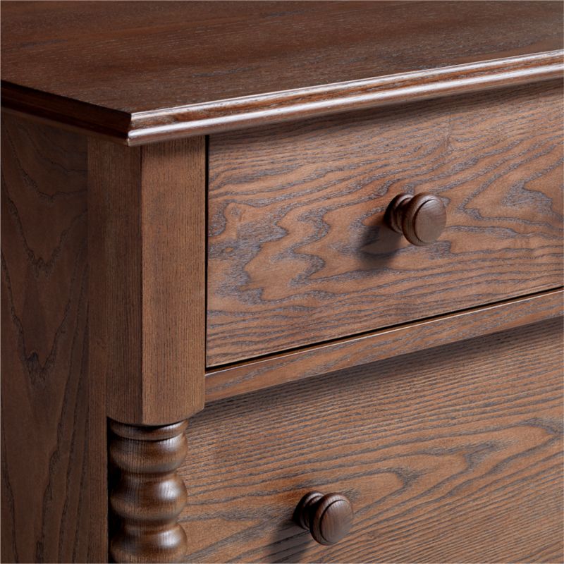 Jenny Lind Deep Brown Wood Wide 7-Drawer Kids Dresser - image 7 of 11