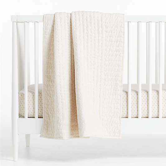 Baby's First Natural Organic Jersey Baby Crib Quilt