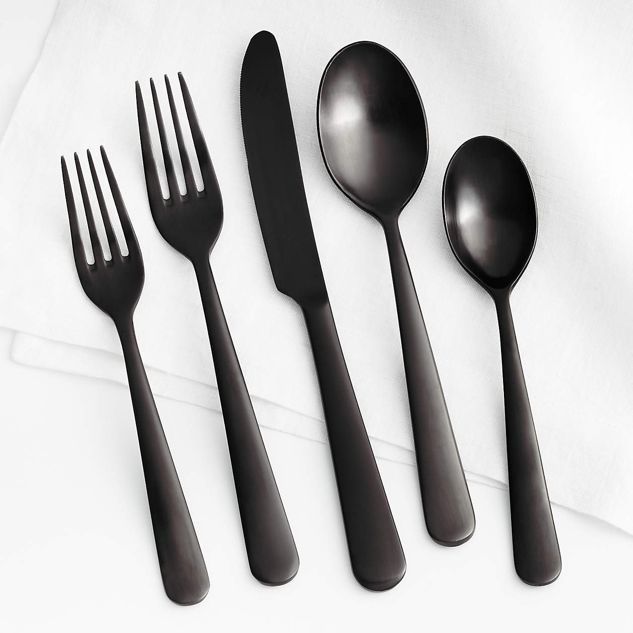 Jett 5Piece Flatware Place Setting + Reviews Crate & Barrel