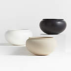 View Jimena White Ceramic Centerpiece Bowl - image 2 of 5