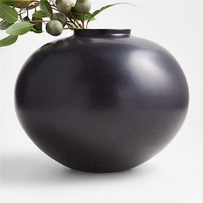 View Jimena Black Round Vase details