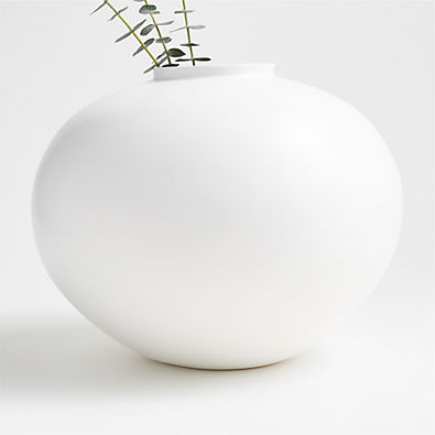 View Jimena White Round Vase details