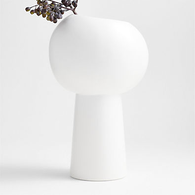 View Jimena White Tall Vase details