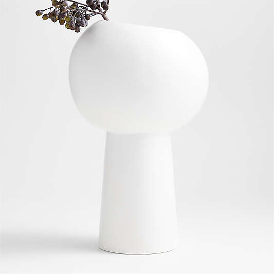 Jimena White Tall Vase