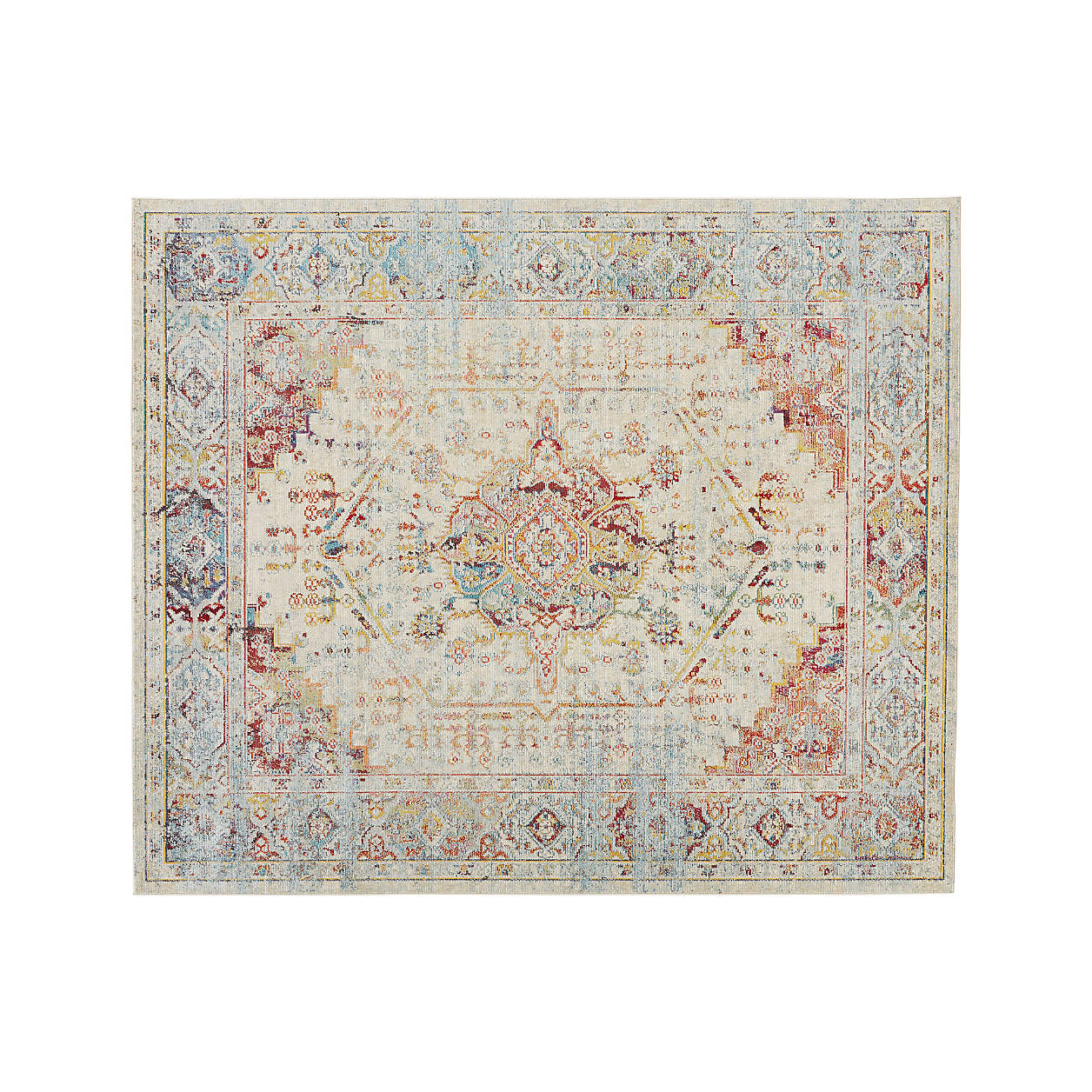 Jimi Indoor/Outdoor Oriental Rug 2.6'x8' Crate & Barrel