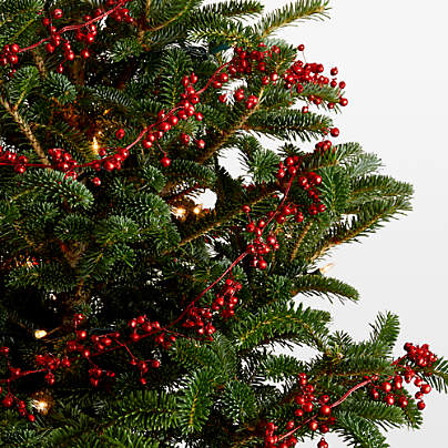 Red Jingle Bell Christmas Tree Garland 6'