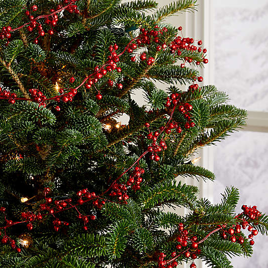 Red Jingle Bells Christmas Garland 6'